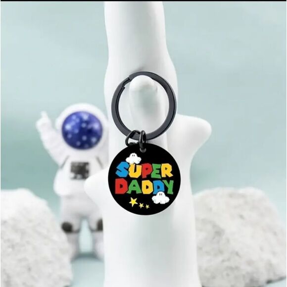 3 for $26  Super Daddy Mario Brothers Keychain - Picture 4 of 5